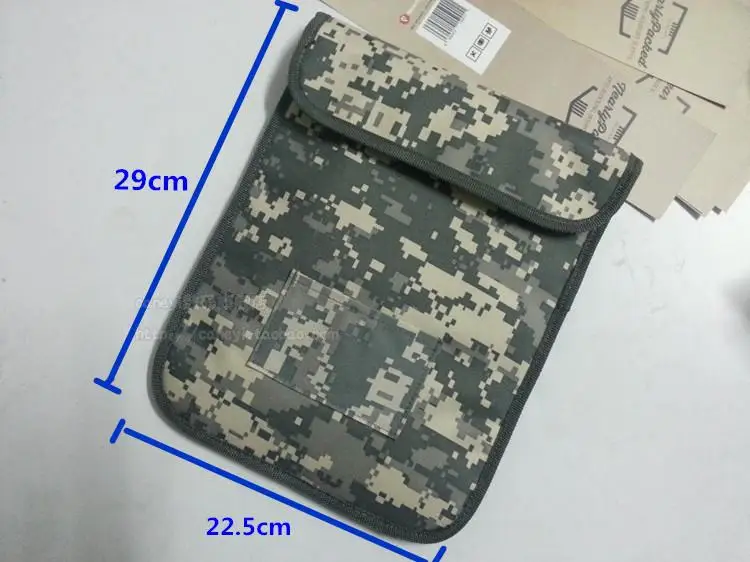Ymitn блокиратор сигнала военный камуфляж Чехол RFID отслеживание и прослушивание конфиденциальности протектор радиации сумка для Apple tablet
