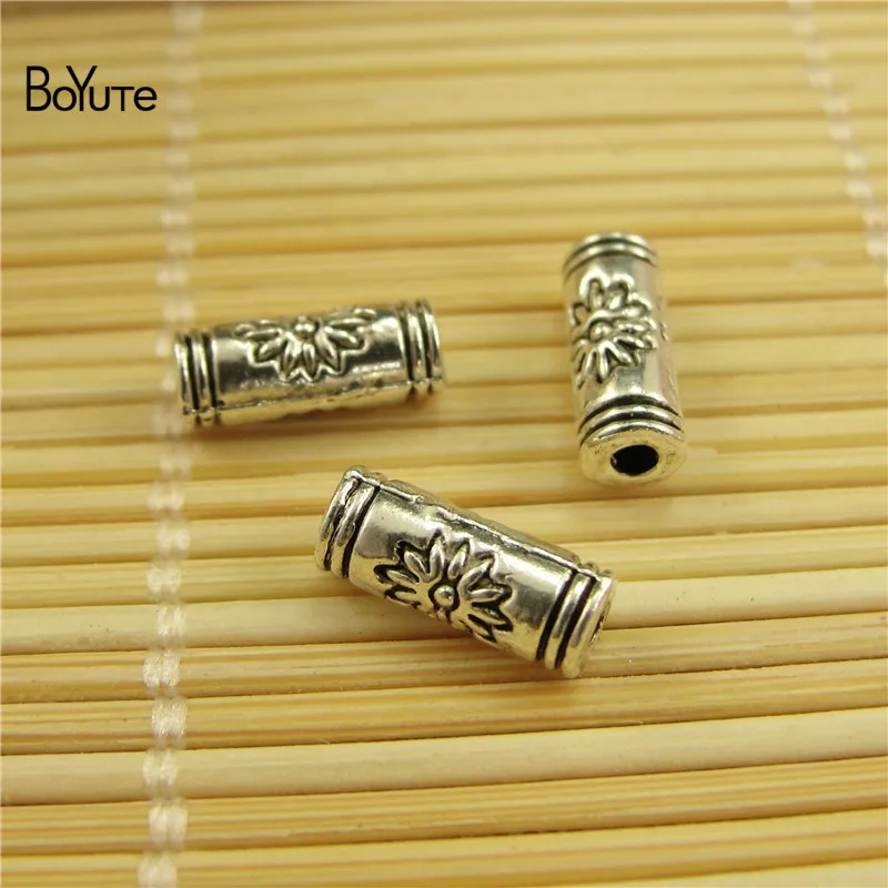BoYuTe Wholesale Tibetan Silver Beads DIY Hand Made Jewelry Accessories Spacer Beads Jewlry Making (7)