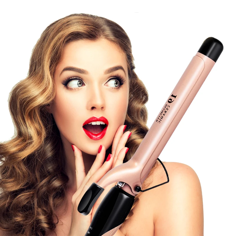  25mm/28mm Professional Hair Curling Iron Anion Tourmaline Ceramic Barrel Long & Short Hair Curler I