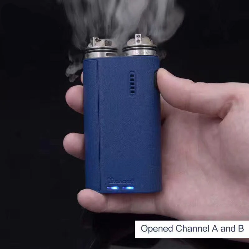 

Original Tesla Vape Kit for Tesla Biturbo Mech Dual RDA Starter Kit Airflow Control System Wide Bore Drip Tip E cigarette Kit