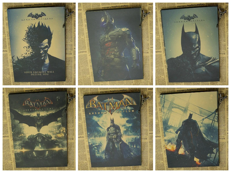 

Batman: Arkham Origins Game Poster wall sticker kraft poster