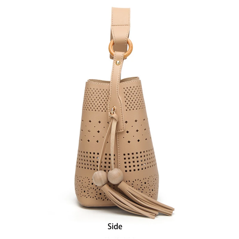 Nevenka Hallow Out Shoulder Bag Women Casual Totes with Tassel13