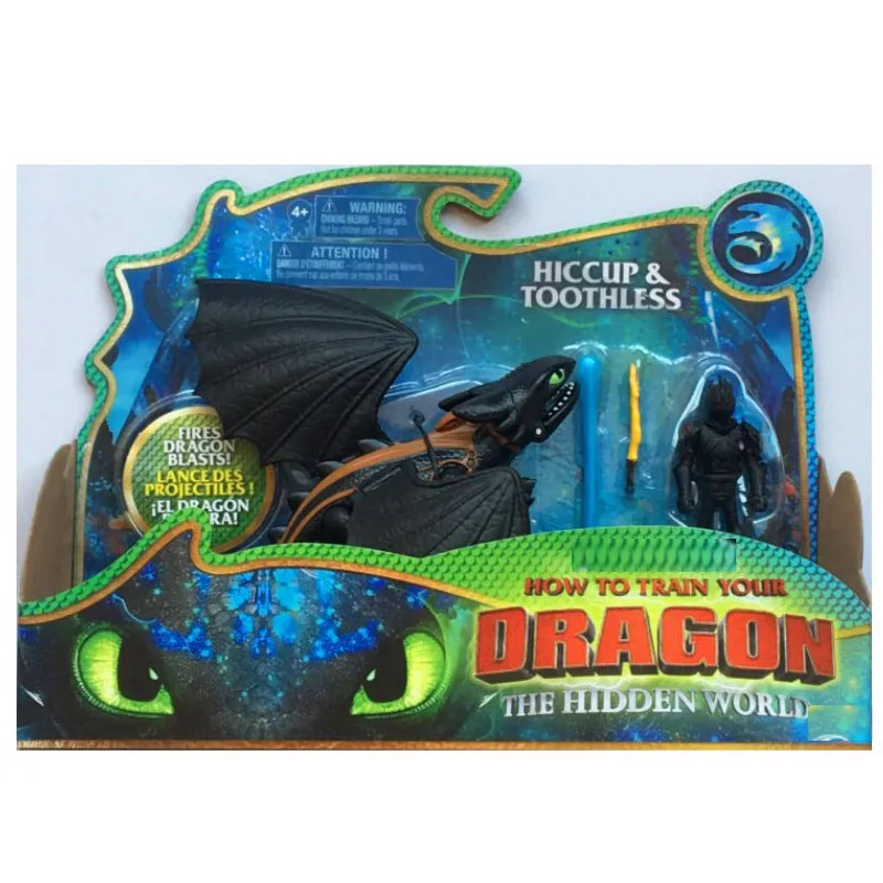 New Genuine How to Train Your Dragon Light Fury night fury Toothless Can move PVC Collectible Kids Gifts  Children