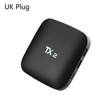 2018 TX2 2GB+16GB Rockchip RK3229 Android 6.0 TV BOX WiFi Media Player UK Plug