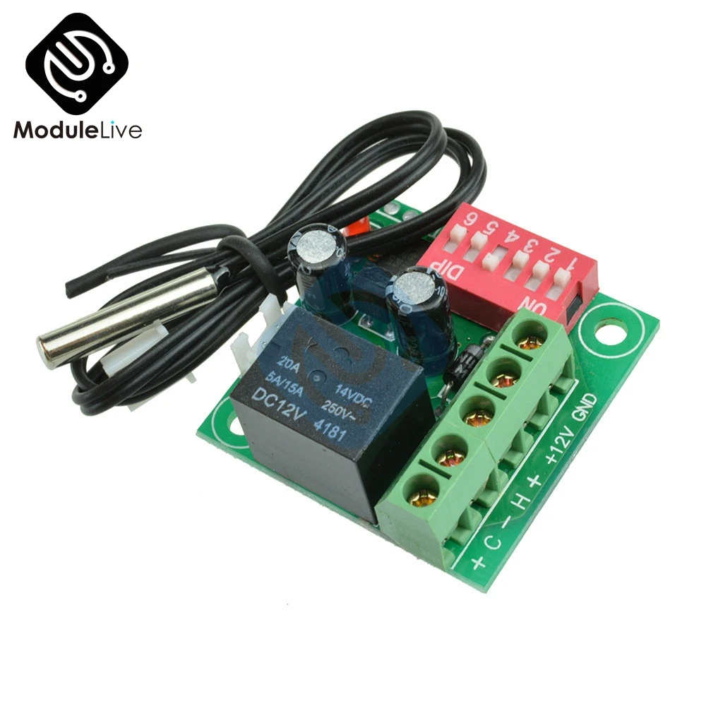 Adjustable Thermostat Temperature 12V Switch Cooling Controller Sensor Module 