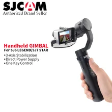 2018 SJCAM SJ 7 Star sj6 легенда ручной карданный sj-Gimbal 3 оси стабилизатор для sj6 Легенда sj7 Star wiif 4 К действие Камера