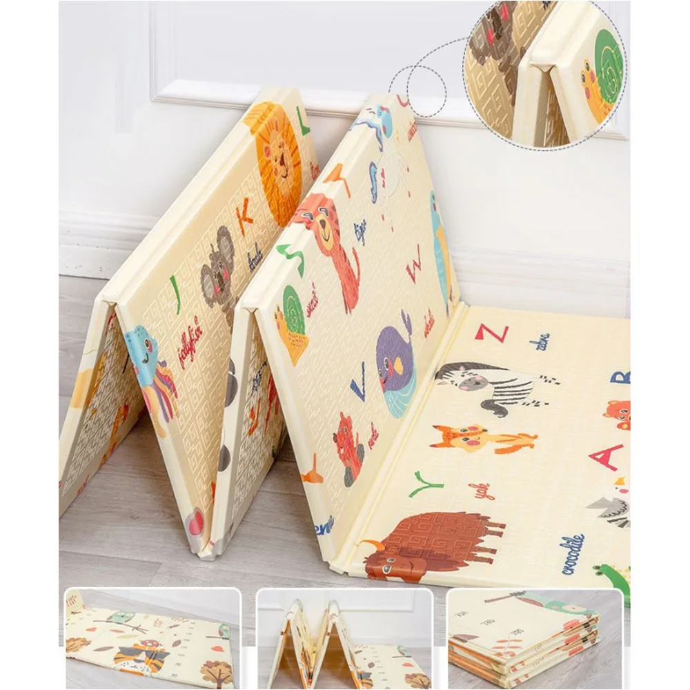 Animal Cartoon Crawling Mat Climbing Pad XPE Folding Crawl Pad Infant Play mat Baby Carpet Developing Mat for Children Game Pad