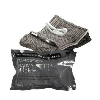 First Aid Bandage Battle Wound Dressing Emergency Medical tourniquet Winding type Fixable Elastic Bandage Vacuum packaging madicare israeli bandage trauma dressing first aid medical compression bandage emergency bandage 4 inches