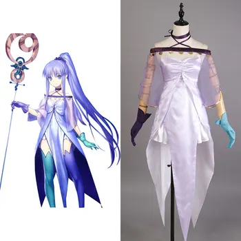 

Fate Grand Order Cosplay Caster Lily Medea Dress Costume Full Set Uniform Halloween Costume Girls' cosplay dress Carnival