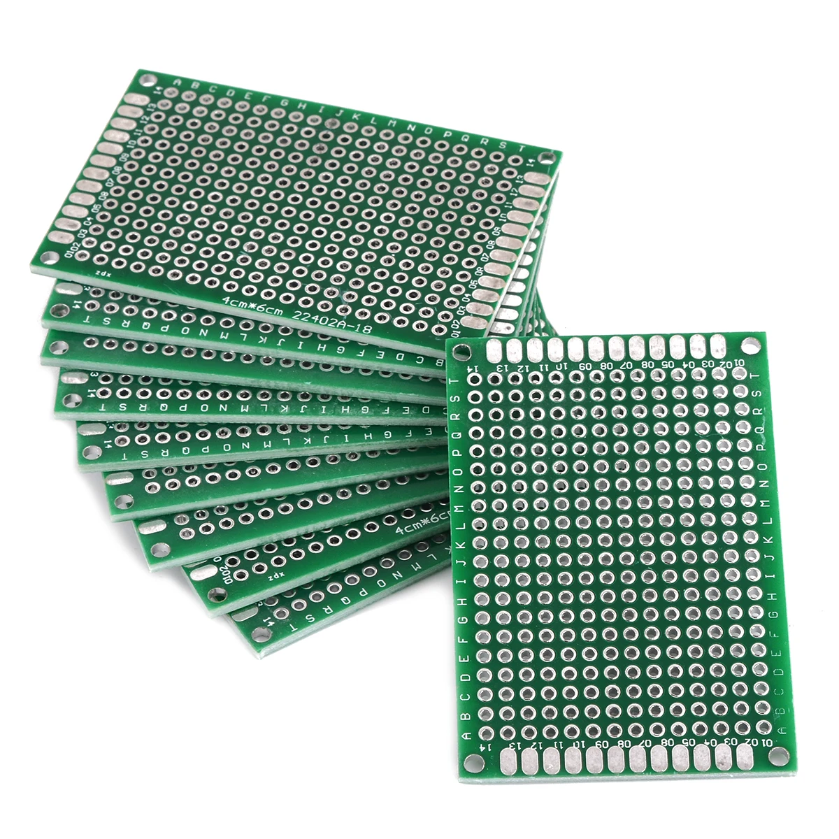 

40PCS Universal Breadboard PCB Board Set Double Sided Prototype Circuit Tinned Board 50x70mm /40x60mm /30x70mm /20x80mm