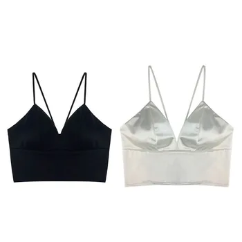 

Sexy Strap Crochet Floral Lace Bra V Neck 3/4 Cup Unlined Bra Bralette Thin Wire Free Lingerie Breathable Underwear Summer Top