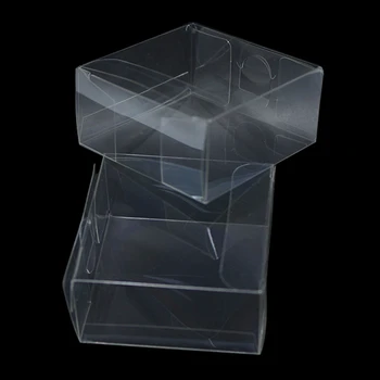 

30Pcs 13 Sizes Transparent PVC Square Party Gifts Packaging Box Handmade Crafts Toys Displaying Storage Packing Clear Box