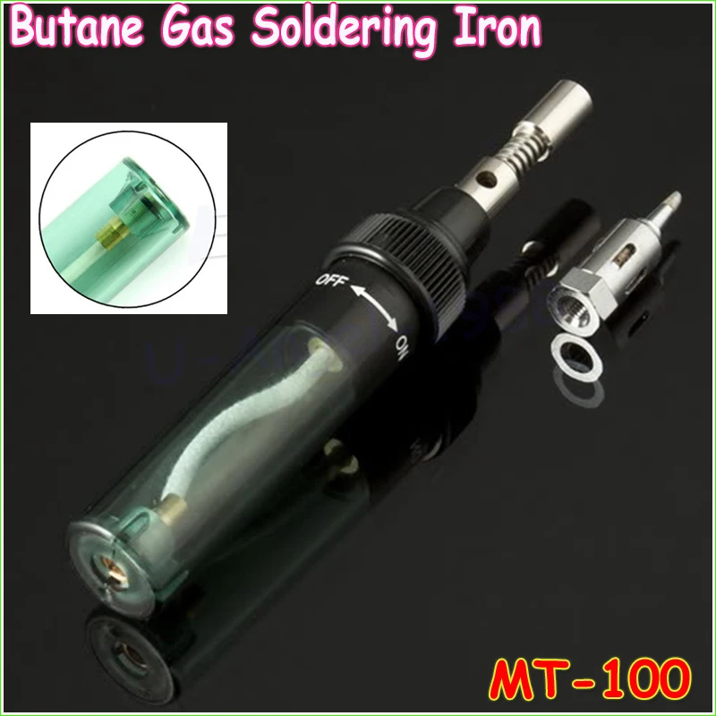 

1pcs Electronics DIY MT-100 Tool Gas Soldering Iron Gun Blow Torch Cordless Solder Iron Pen Wholesale
