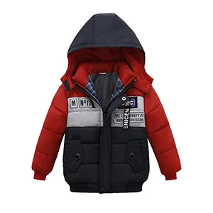 Новая зимняя куртка плотное пальто для мальчиков и девочек Теплые детские куртки хлопковая одежда для младенцев стеганая куртка детская одежда - Цвет: as photo