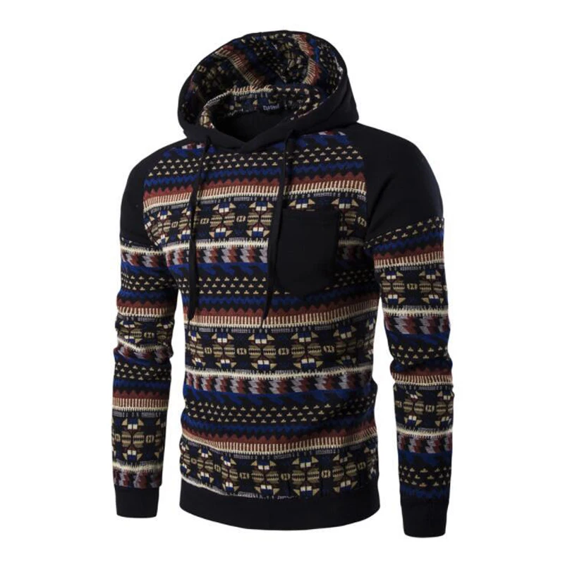 

Fashionable national wind men Hoodies
