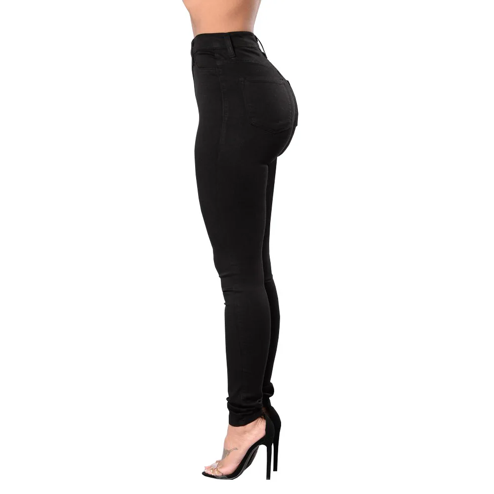 White Skinny Push Up Jeans for Women High Waist Elastic Denim Pants XXL Size Femme Trousers New Arrival 2021 Winter Sale Items madewell jeans