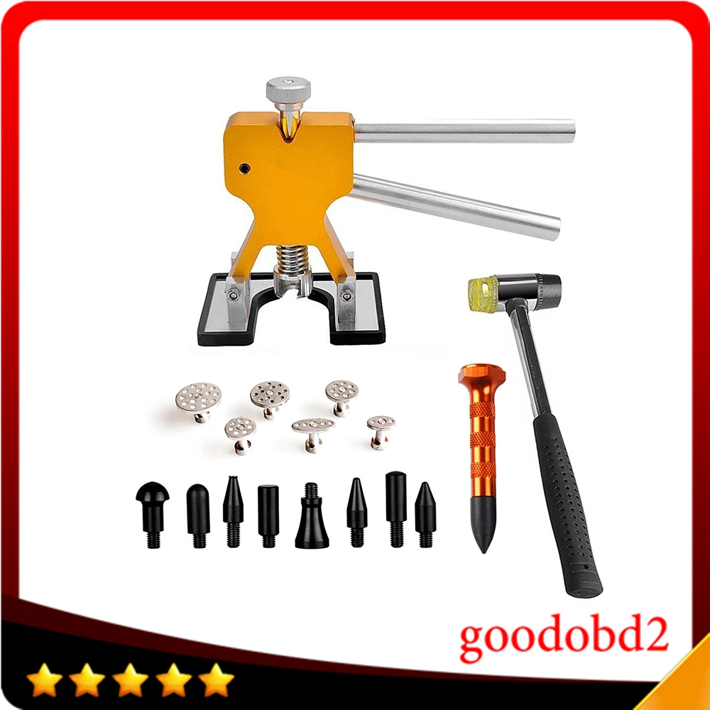 

Car Dent Repair Tool PDR Tools Kit Dent Puller Car Paintless Dent Repair Removal Tools Kit Rubber Hammer Metal Tabs Tap Down Pen
