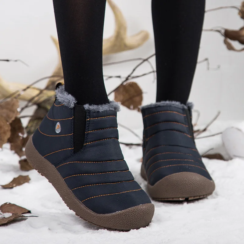 Sialia/зимние ботинки для девочек; зимняя обувь для мальчиков; детские ботинки; детская обувь; водонепроницаемые плюшевые ботильоны; теплые ботинки; botas para nina