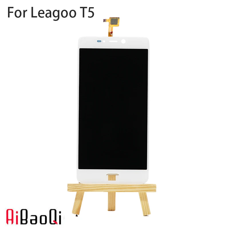 

AiBaoQi New Original 100% warranty 5.5 inch Touch Screen + 1920X1080 LCD Display Assembly Replacement For Leagoo T5/T5C Phone