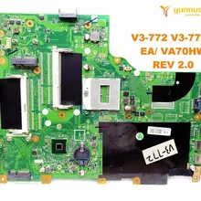 Для ACER V3-772 Материнская плата ноутбука V3-772 V3-772G EA VA70HW REV 2,0 испытанное хорошее