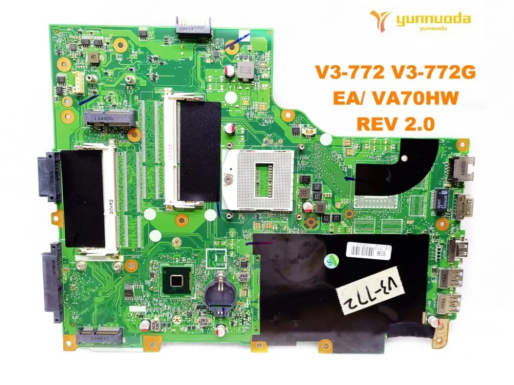 Оригинальный Для ACER V3 772 Материнская плата ноутбука 772G EA VA70HW REV 2 0 испытанное