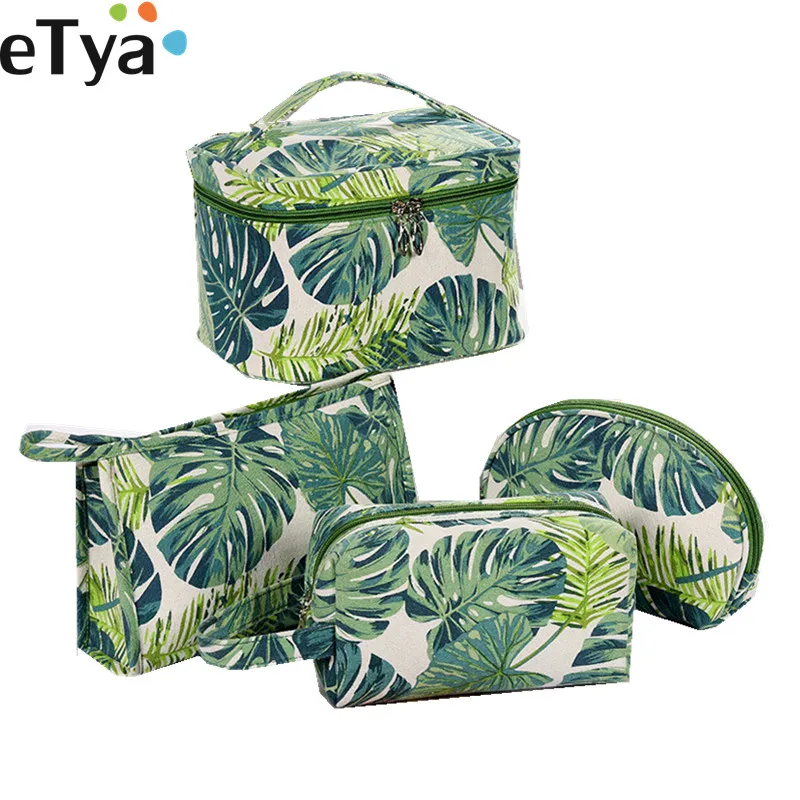 

eTya Women Travel Neceser Multifunction Cosmetic Bag Fashion Summer Beach Wash Toiletries Storage Make up Tote Pouch Organizer