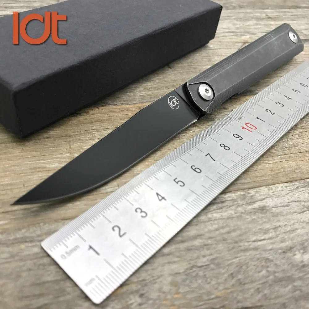 Online LDT cebra MS2 cuchillo plegable 9Cr18Mov cuchilla mango de acero cuchillos tácticos de acampar al aire libre supervivencia cuchillo de bolsillo herramientas EDC