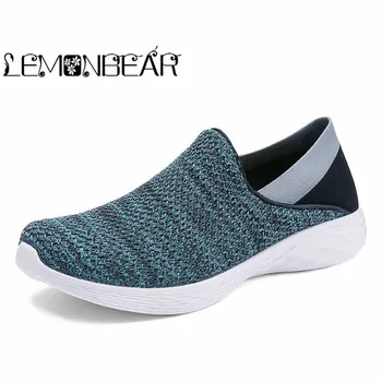 

Men's Vulcanize Shoes Spring Autumn Mesh Slip-on Low Style Solid Man Non-slip Lover Shoes Plus Size 46 47 Zapatos de los amantes