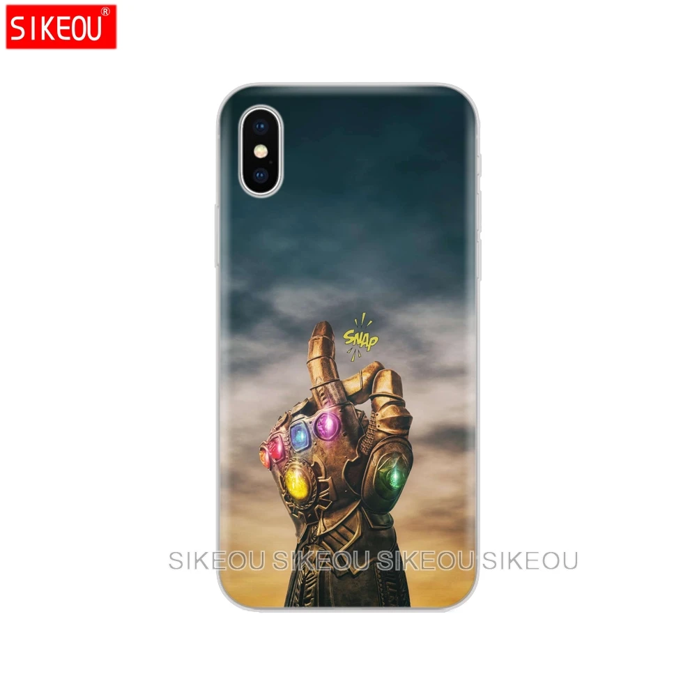10883 Чехол для iphone 5S, se 4 4S 6s 6 7 8 plus чехол для iphone X XS XR XS MAX чехол Marvel мстители супергерой Капитан Железный человек танос - Цвет: 10883