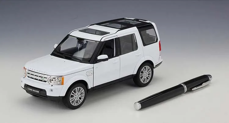 WELLY Diecast 1:24 классический сплав модель автомобиля Land Range Rover Discovery 4 внедорожный Металлический Игрушечный Автомобиль для детей подарки