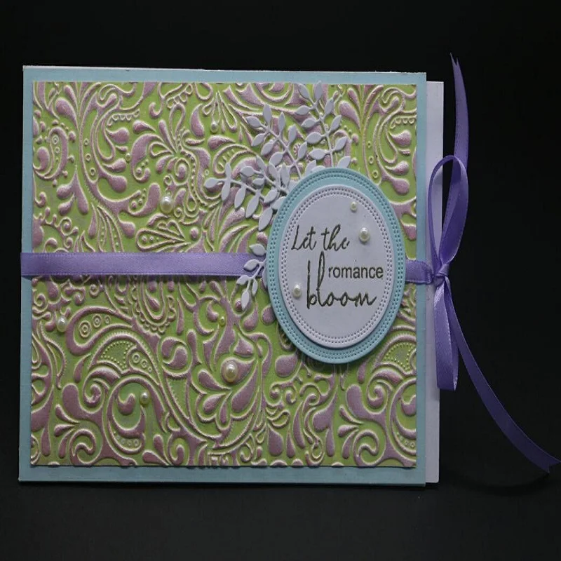

FeLicearts Wave/Spray 3D Embossing Plates For Scrapbooking albulm photo Design DIY Paper Cutting Dies Plastic embossing folder