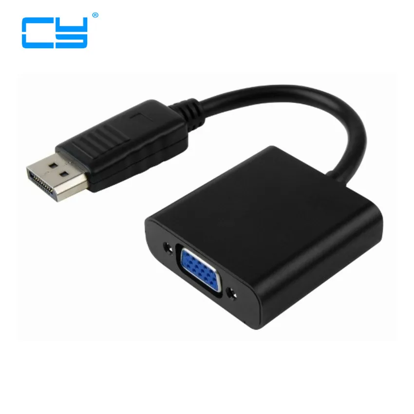 

Gold-plated DP Displayport to VGA converter adapter cable Displayport input to VGA output cable for PC Laptop TV 20cm