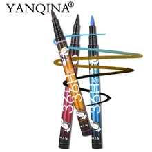 1 шт. Новая Черная долговечная Водонепроницаемая подводка для глаз жидкая подводка для глаз карандаш ручка макияж косметика Прямая поставка Косметика 135-0004