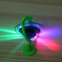 Новинка года Творческий Магия Glow Light-Up GYRO флэш-НЛО гироскопа головоломки гироскопа с Music Box Детские игрушки