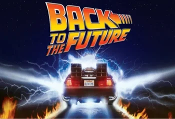 

7x5ft Back to The Future Car Race Track Clouds Custom Photo Studio Background Backdrop Vinyl 220cm x 150cm