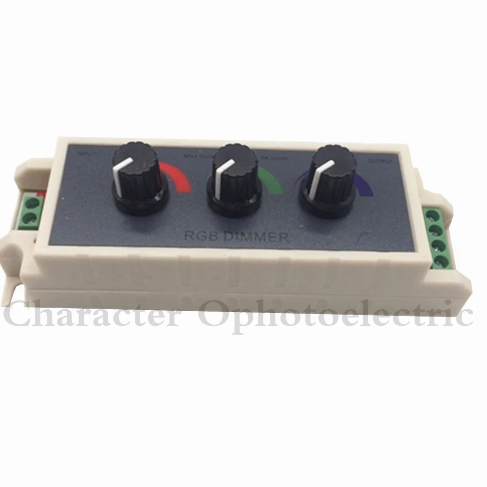 1PCS DC12-24V 3A rgb controller 3 channel RGB led dimmer controller for led strip 3528 5050