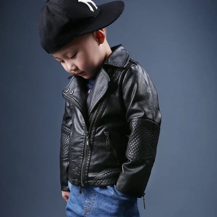 target boys leather jacket