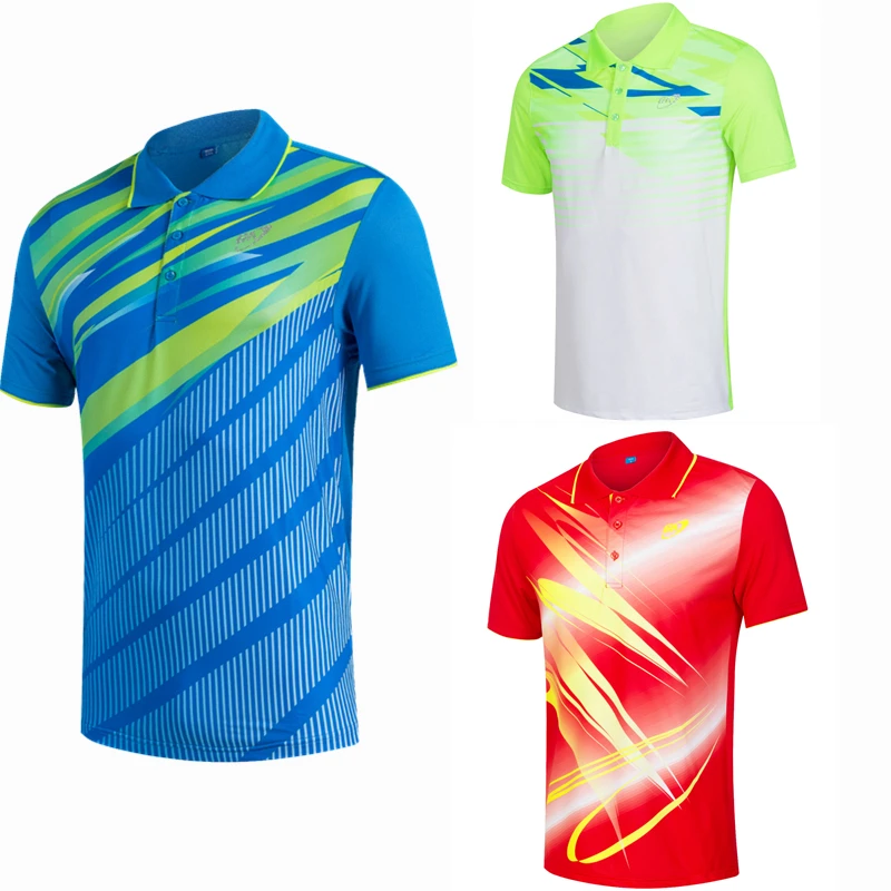 

Custom Sport Quick Dry breathable golf badminton POLO shirt Jerseys,Women/Men table tennis team game training running T Shirts