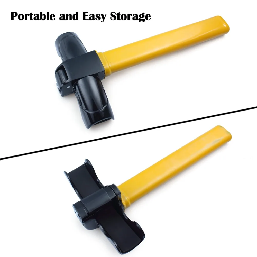 Car Steering Wheel Lock Universal Anti-Theft Car Van Security Rotary Type T Lock for Car's safe (4)