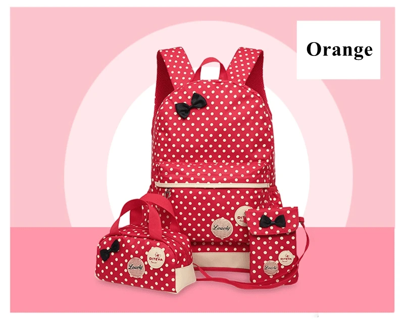 Школьные сумки для девочек с милым принтом школьные рюкзак 3 шт./компл. для детей, школьные рюкзаки подростков модная одежда для девочек школьные рюкзаки WBS485