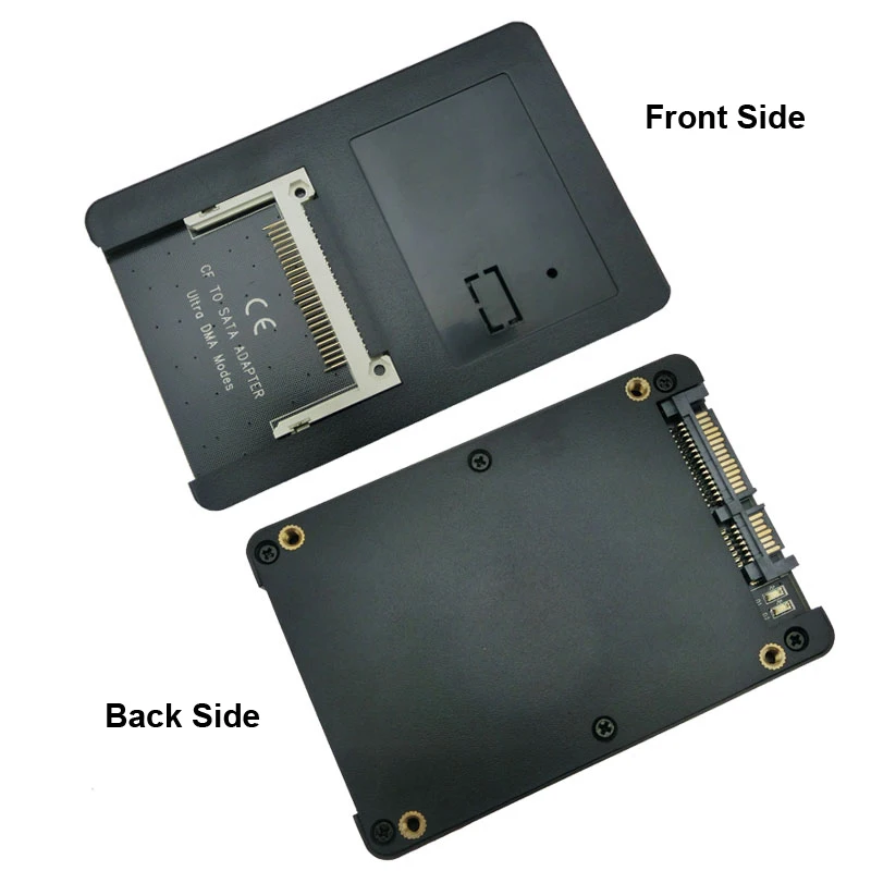 CF Card Type I II To SATA SSD Adapter CF To 2.5 Inch Serial Hard Drive