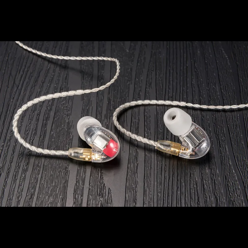 New se846 HIFI DIY Custom Made 6BA Ear Earphone Around Ear Earphone With  MMCX Plated Earphone as se846 se535 se215 ie800s
