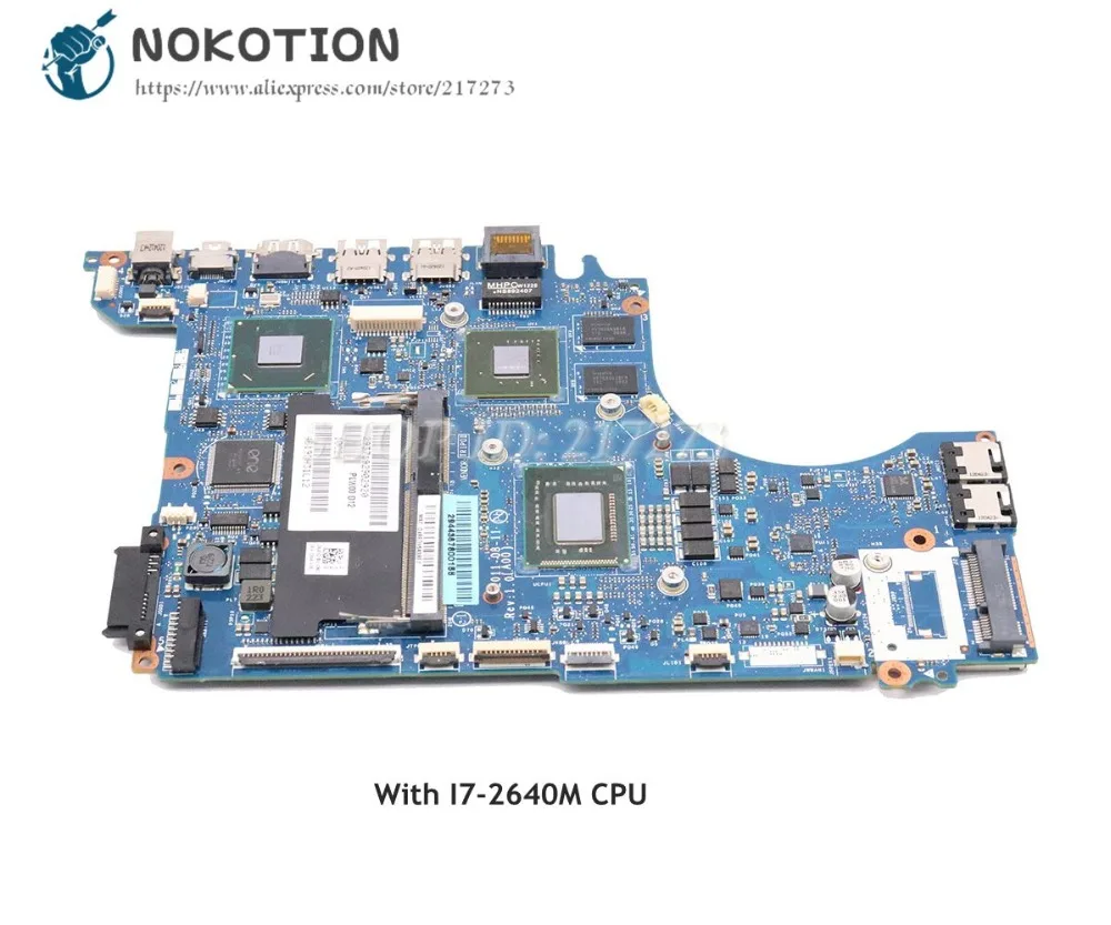 NOKOTION для Dell XPS 14Z L412 материнская плата ноутбука PLW00 LA-7451P CF-0F2DV7 0F2DV7 основная GT520M I7-2640M