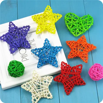 

Hot 10Pcs Decor Rattan Wicker Cane Ball 5cm Decoration Rattan Balls for Garden Patio Wedding Birthday Party decoration Tq003