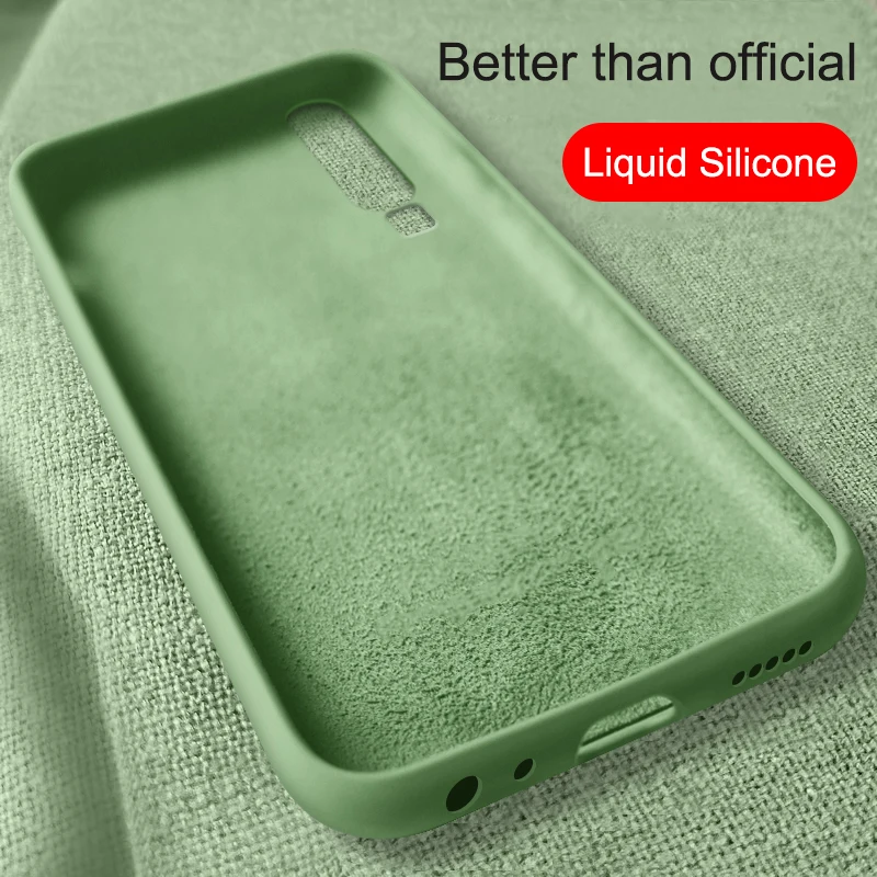 Жидкий силиконовый чехол для Huawei P10 Lite Mate 20 P20 P30 Pro Honor 9 8 P Smart Plus 2019 View 10 тонкий