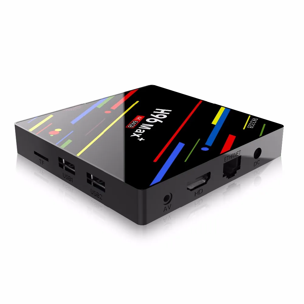 2018 новые продукты фабричная розетка H96 MAX + VOICE Android 8,1 OS 4G + 64G Android tv BOX x96 mini