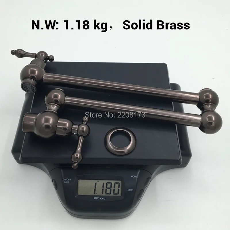 Smesiteli Luxury Double-Jointed Swinging Spout & Brass Lever Handles Single Cold Pot Filler Tap Wall Mounted Kitchen Faucet Smesiteli Luxury Double-Jointed Swinging Spout & Brass Lever Handles Single Cold Pot Filler Tap Wall Mounted Kitchen Faucet