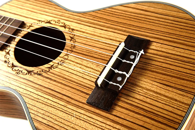 2" Концерт Зебра 4 строки Гавайская укулеле Мини Малый guita ukelele путешествия акустическая гитары Уке концерт