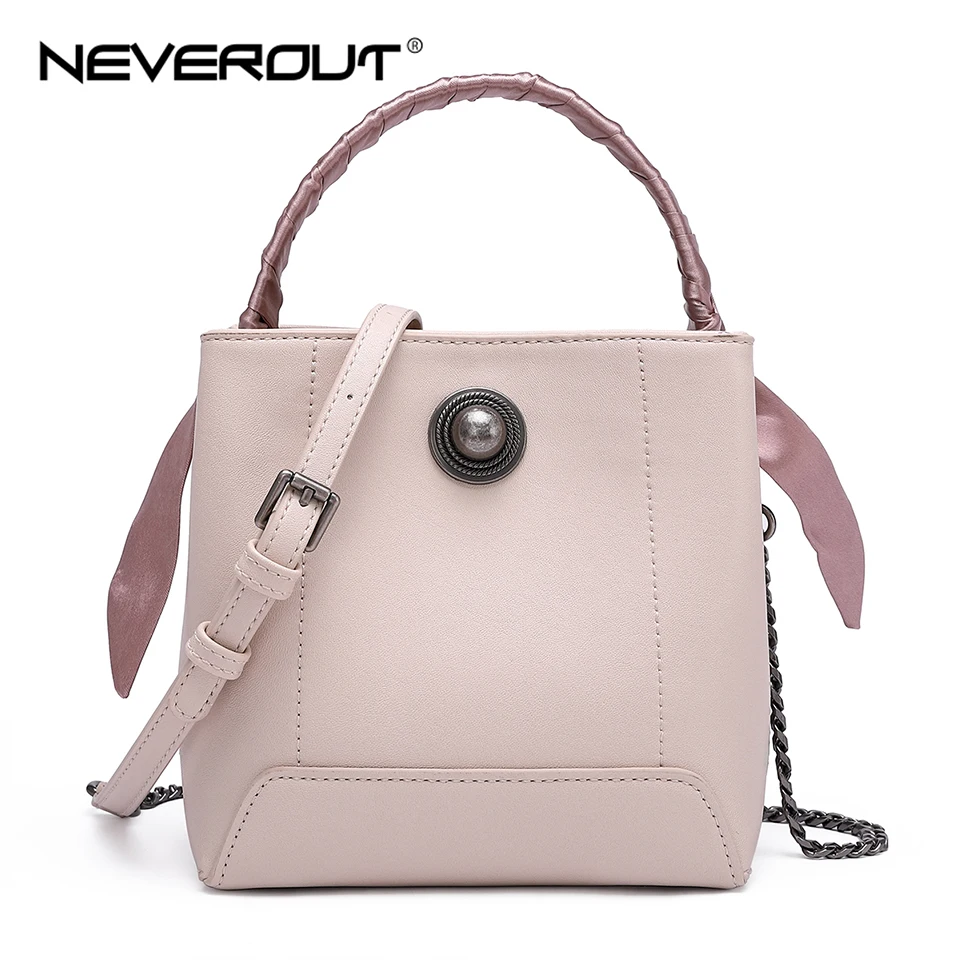 

NEVEROUT TOP-Handle Bag Shoulder Bags for Women Bucket Handbags Mini Tote Ladies Crossbody Bag PU Leather Bags