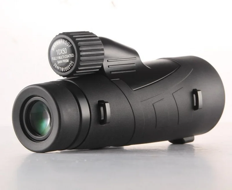Telescope 10x/12X50 Monocular BAK4 Prism Optics Camping